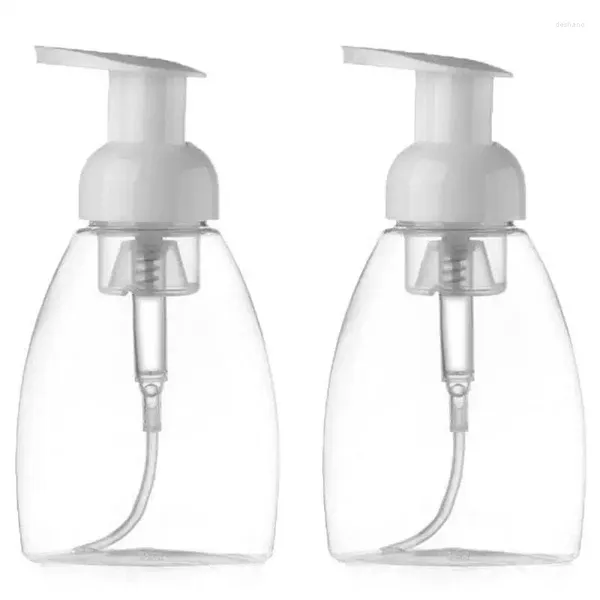 Bottiglie di stoccaggio 10pcs Dispenser di sapone per schiuma Pompa per liquido da 8,5 once / 250 ml Castiile Contenitore Dispositivo piatto fai -da -te