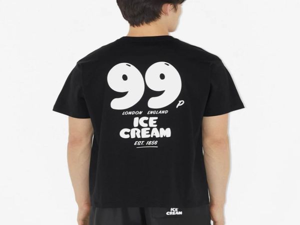 Лондон Англия мороженым печать Mens039s Tshirts Роскошная мода с коротким рукавом маленький логотип повседневная футболка Summer Spring High 6921554