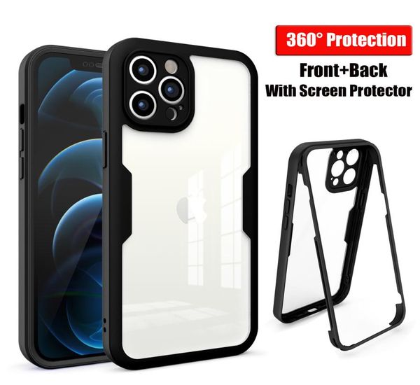 360 Case di telefoni cover completa anteriore e posteriore per iPhone 14 13 12 11 Pro Max Mini XR XS 6 7 8 Plus iPhone14 Allinclusive Protect8772780