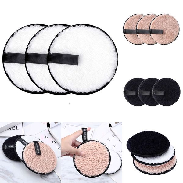 Neues 3 -PC -Faser -Make -up -Entfernerpolster wiederverwendbares Gesicht sauberer Schwamm Tuch Handtuch Kosmetische Puff