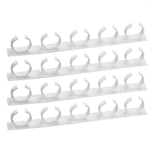 Armazenamento de cozinha 4 Strips Gripper Holder de instalação de instalação Organizador de ferramenta Temperura especiarias clipe Mount Bottle Bottle Home rack