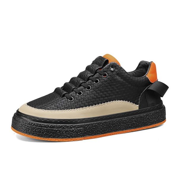 2024 Sapatos casuais novos quentes verde preto branco marrom masculino athleisure sneakers tênis 39-44 gai