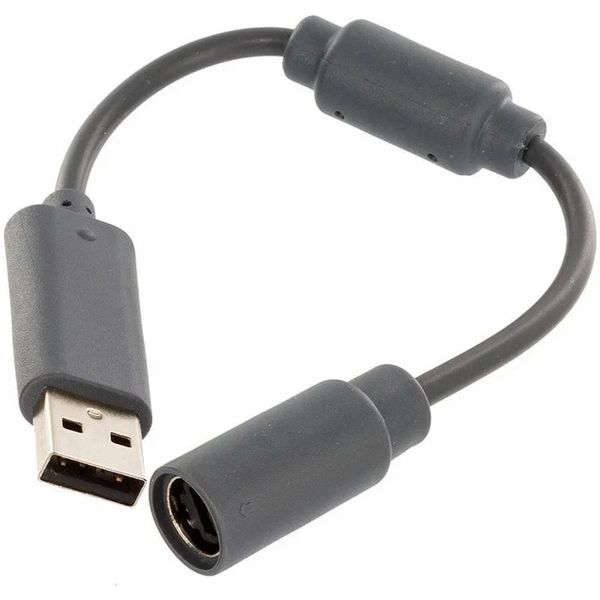 2024 1PCS Lotes de extensão Breakaway USB Cabo de adaptador de conversor para PC para Microsoft Xbox 360 Controller Gamepad para Xbox 360 Wired