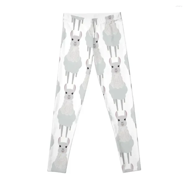 Calças ativas Alpaca llama leggings sport harém feminino