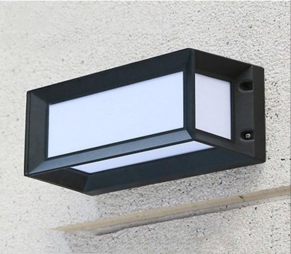 Alüminyum LED Duvar Lambası IP54 Su Geçirmez Açık Dış Mekan Duvar Modern Bahçe Yolu Peyzaj Çit Yard1656818