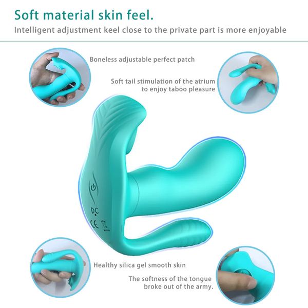 Remote Control Vibrator Dildo Panties para mulheres clitóris de brinquedo vagina Pussy Pussy Pluk