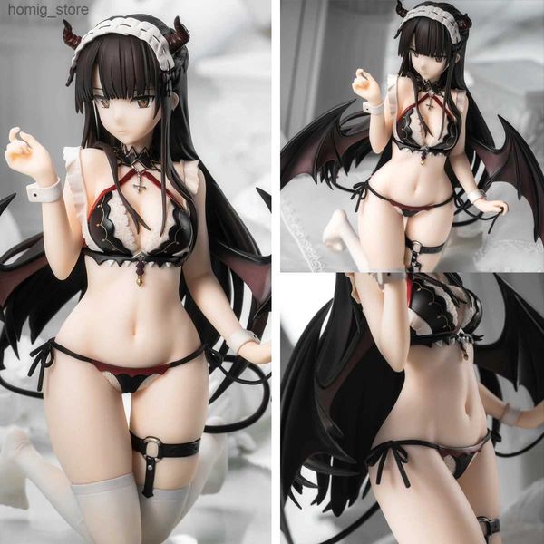 Figuras de brinquedo de ação 17cm Charm de anime Taya Akuma Maid Ver 1/6 Sexy Girl PVC Ação Figuras de Ação Hentai Modelo de Toys Doll Birthday Gift Feliz Y240415