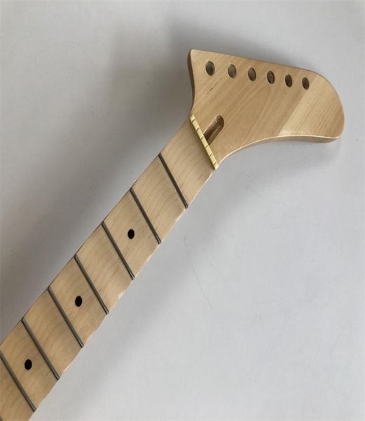 Banana Head Scallop Guitar Neck 24fret 255 QuotDot Incrustação Substituição Gloss4448354