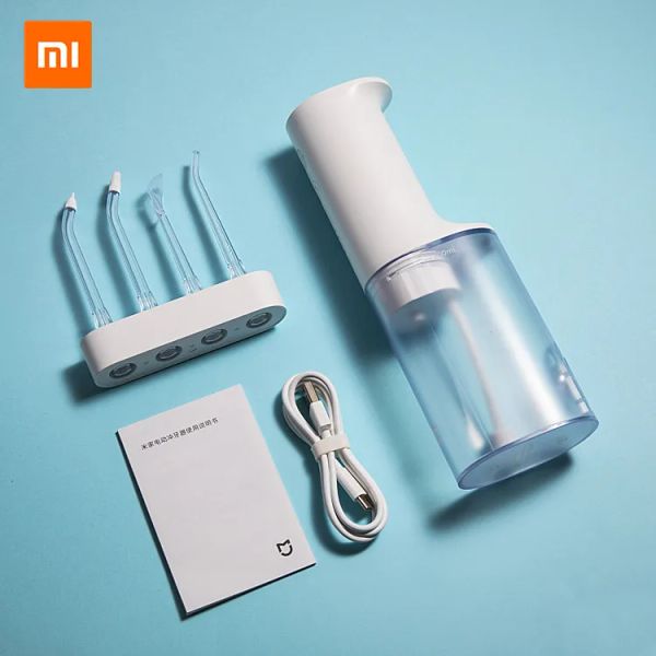 Prodotti Xiaomi Mijia Smart Electric Oral IRGATOR IPX7 Waterfroof Dental Water Jet Flosser 4 Modalità PULIZIONE ORALE W/4 Nozzlesmyory