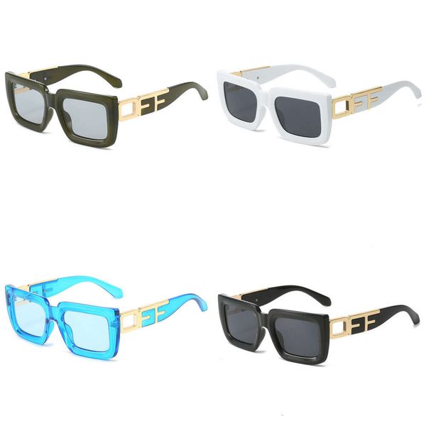 Aus Sonnenbrille Trendy Square Frames Herren Frauen Marke Offs Street Hip-Hop Glasse Box Punk Sonnenbrille Uv400 Brille Sonnenbrille Pfeil x Sonnenbrille Uy1x