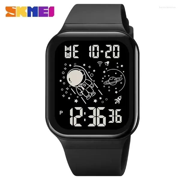 Avanadores de pulso skmei 1863 Visor de luz traseira para masculino 5BAR RELAÇÃO RELOJ HOMBRE ASTRONAUT ASTRONAUT CALENDAR STOPWATC