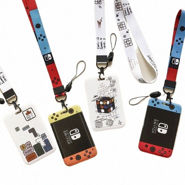 INS Пары модели милый прозрачный держатель для держателя карт Lanyard