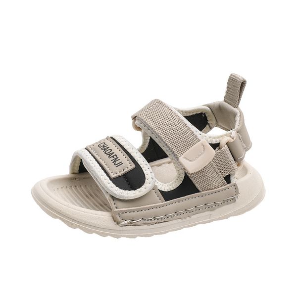 Kindersandalen Sommermädchen Strandschuhe Baby weicher Sohle nicht kleber Nähschuhe Jungen lässige trendige Schuhe