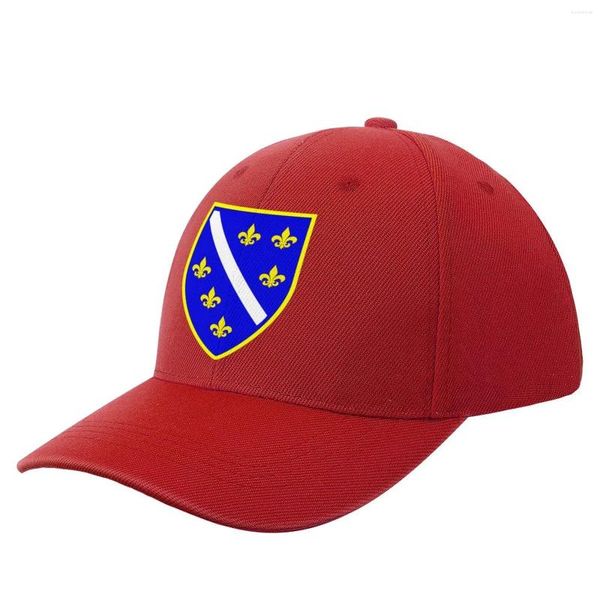 Caps de bola Bósnia Bósnia-Herzegovina Crestball Crestball Bonury Mulher de luxo de luxo