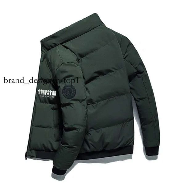 Fashion Mens Down Jackets 2024 Neue Marke Oberbekleidung und Mäntel Trapstar Jacken London Printing Fashion warmes Mantel Herbst Winter Harajuku Windproof gepolstert 7158