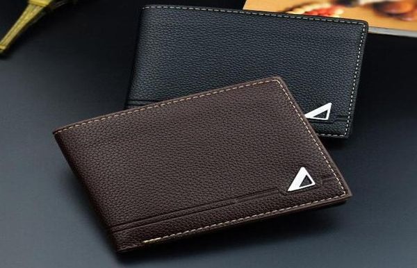 Brieftasche hochwertige Titanium Kurzkarte Halbkartenabdeckung Männer Designer Brieftaschen ausreichend Platz für luxuriöse Brieftaschenpolster