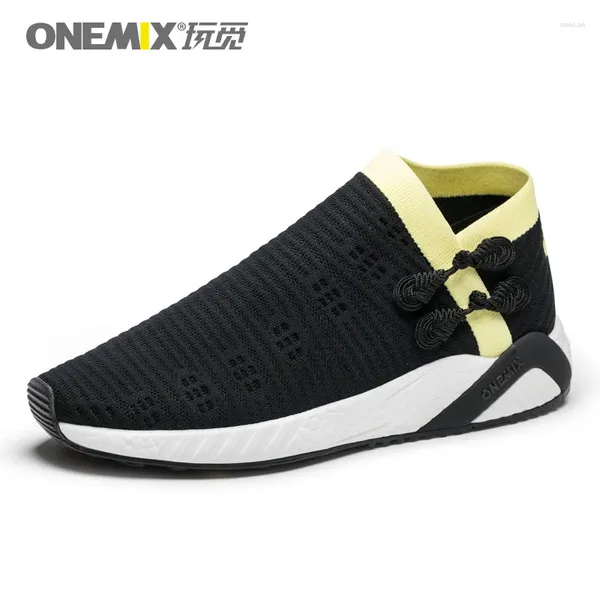 Scarpe casual sneaker Onemix per donne leggeri freschi e traspiranti in gomma da vamp durevole a maglia