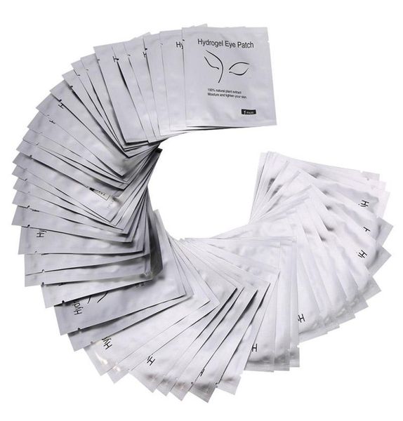 Ciglia ciglia 50100200 coppie cuscinetti per occhiali gel codette per ghiotti occhiali ciglia estension patch di estensione Sci885686634