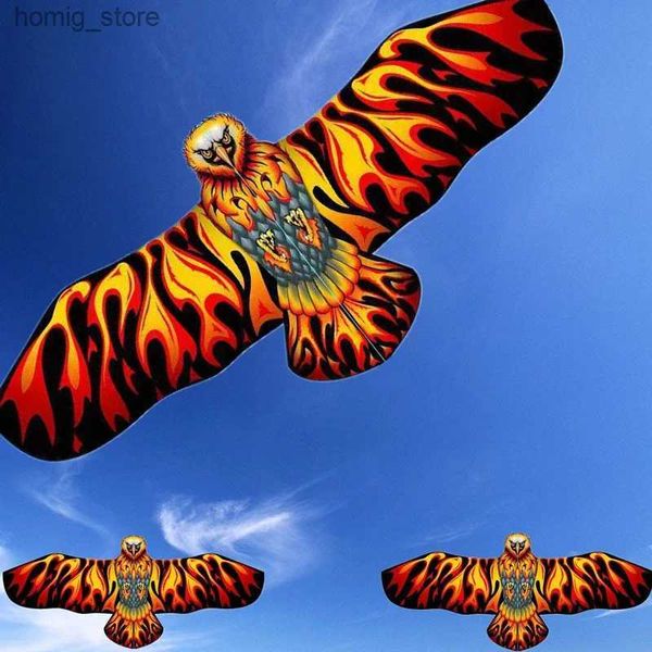 Spedizione gratuita Firebird Kite Flying Children Eagle Kite Toys Nylon Kites Birds Kites Parachute Kite Flying Professional Outdoor Y240416