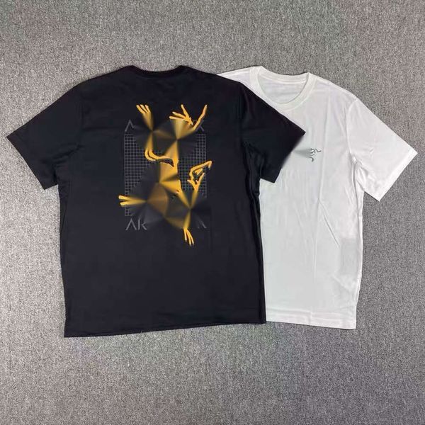 Camisa de camisa arco camisa nova primavera e outono Bird Family Pure Cotton T-Shirt