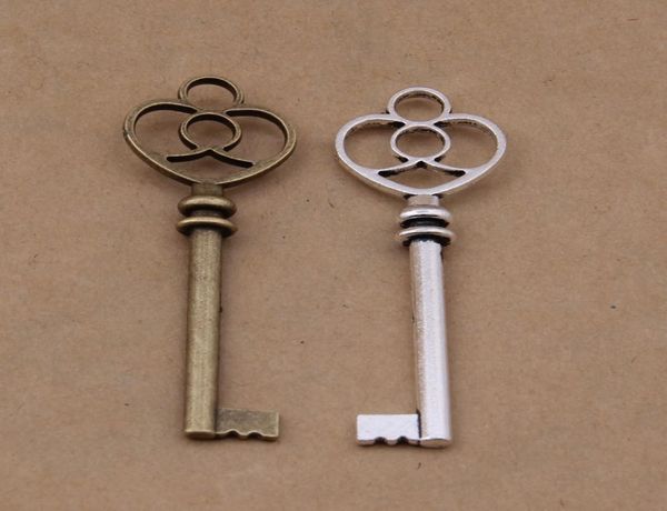 Ciondoli da 50 pcslot per i risultati di preparazione dei risultati fatti fatti fatti a mano Bronzo antico BRONZE Big Key Pendant8472891