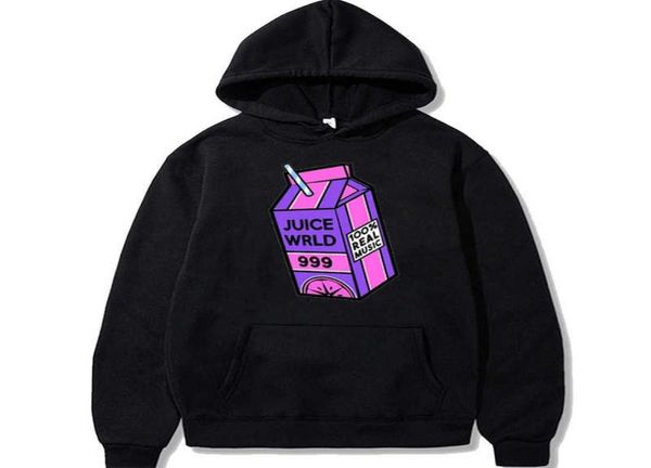 Kawaii Juice wrld hoodies iplik sweatshirt baskı tuzağı rap rap gökkuşağı hatası dünya büyük boy kadınlar kış y082873337