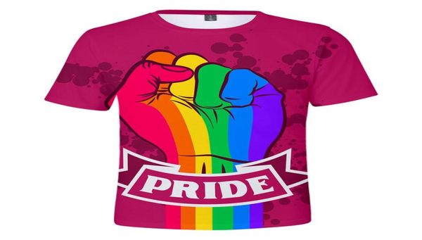 Maglietta 3d LGBT Women Women Gay Pride Shirt Lesbian Rainbow Tshirt Funny Tshirt 90s Graphic Love Is Love Top Top Female LGBTQ vestiti2151795