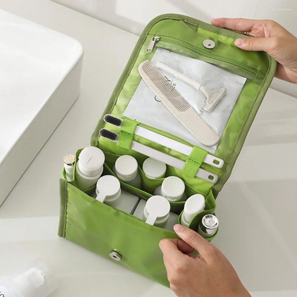 Косметические сумки водонепроницаемые мешки Многофункциональный макияж крупный держатель складывания складывания мульти-карманов для на открытом воздухе