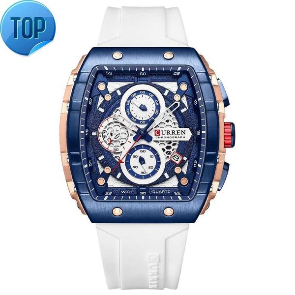 Montre Homme Curren 8442 Brand Fashion Cronograph Quartz assistir