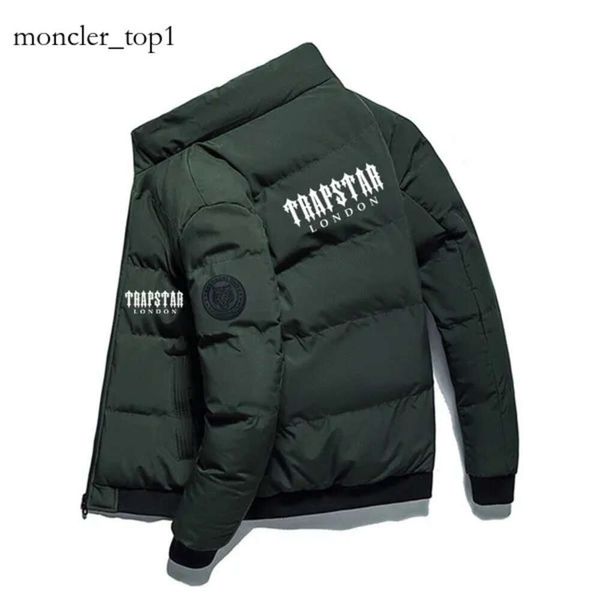 2024 Новая куртка TrapStar High Street Mens Jacket Trapstar Winter Puffer Down Loank Hackets Wind Rain -Reseper Women покрывают пальто. Повседневное дизайн одежды густые теплые 4829