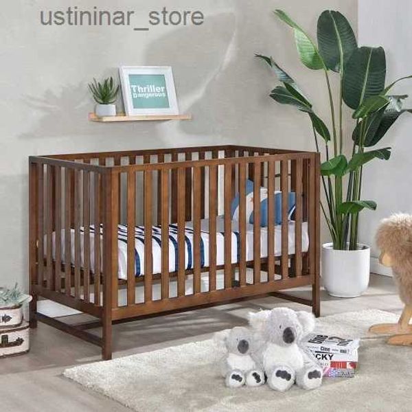 Cuccioli di neonati nuove vendite dirette letto per bambini letto a legna massiccia con altezza da letto regolabile culla baby l416