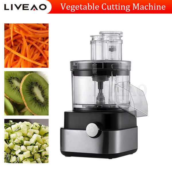 Máquina de corte de vegetais automáticos de cenoura comercial de cebola granular cortador de cebola granular Dicer Multifuncional Multi -Moldura