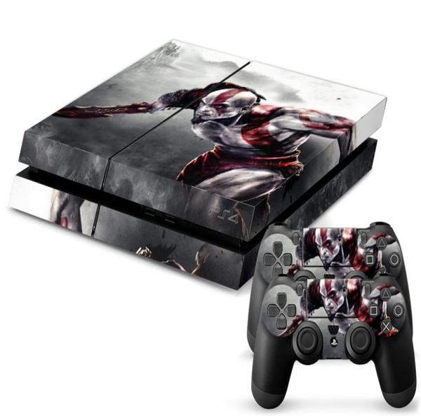Pop God of War PS4 Skin Sticker Wrap für PlayStation 4 PS4 -Konsole und 2 Controller Cover Decal6299536