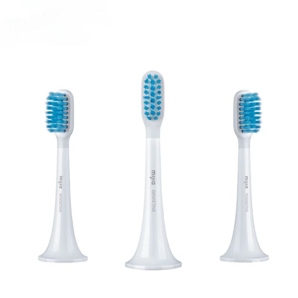 Produtos 3pcs Tipo sensível Cabeças de escova de dentes para Xiaomi Mijia T300 T500 Sonic Electric Toothbrush Brush mole Dinche Head Substituição