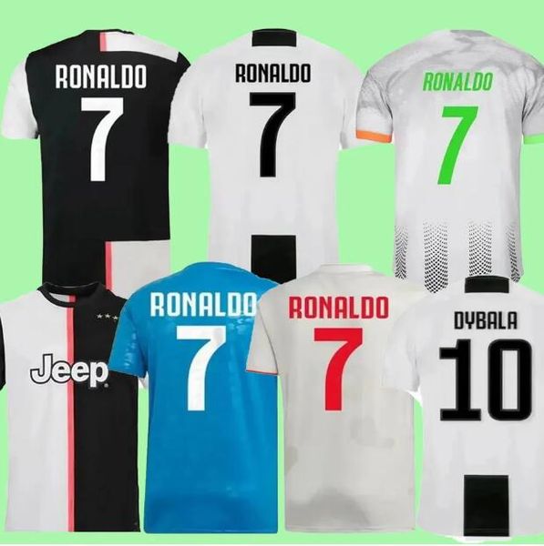 Juve 18 19 20 21 21 Ronaldo Chiellini Dybala Soccer Jerseys de Ligt Bonucci Matuidi D.Costa Bernardeschi Pjanic Football camisas