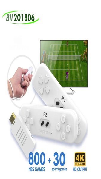 New Y2 Fit Wireless Satosensory Game Console Classic Mini TV Doubles Builtin 30 Sport Games Mantieni reali sport 10x5321284