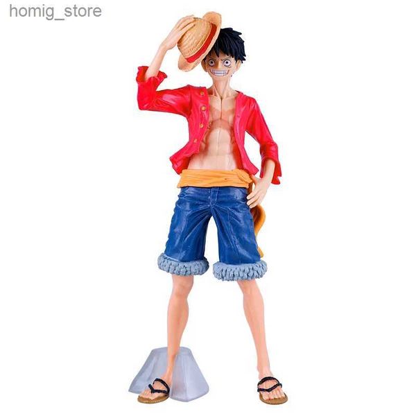 Экшн -фигурки Один Peice 26см Держать шляпу Luffy Action Figures Toys Japan Anime Collectable Pigturines Model Toy для аниме -статуэтки Y240415