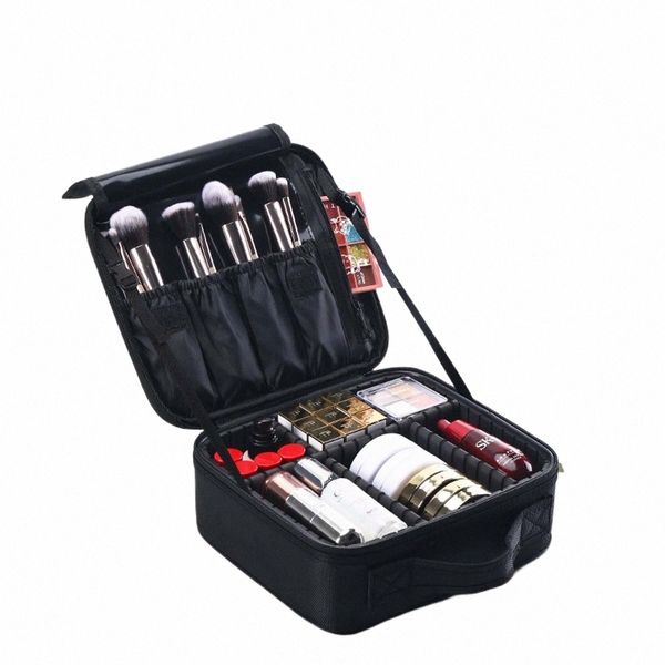 Verstellbare Trenner Profi Kosmetische Taschen für Frauen heiß-selliger Reise-Make-up-Hülle neue Kapazität Tattoo Nagel tragbarer N9MX#