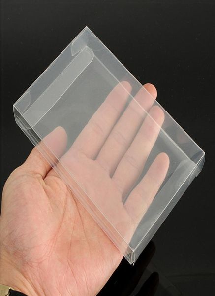 Klar transparent pet plastische game card cartronenbox hasse für n64 games cark Protector case Boxen DHL FedEx EMS Ship1021292