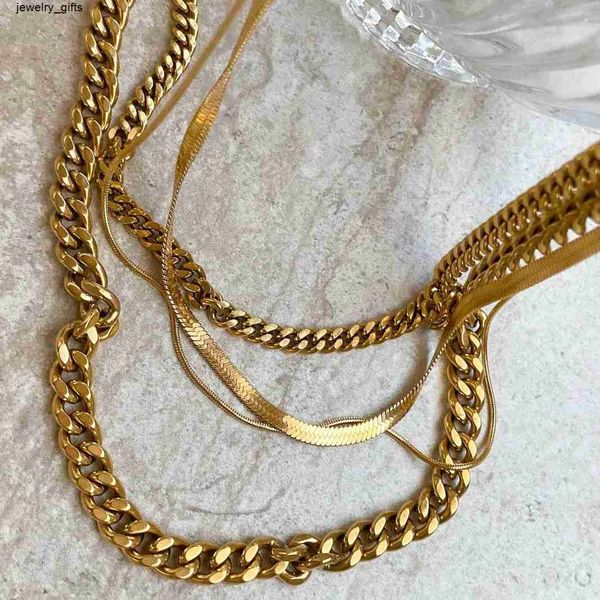 Дизайнерские дизайнеры высокой роскошной сети змеи женского ожерелья из нержавеющей стали сетообразной колье для женских ювелирных изделий для женских ювелирных изделий