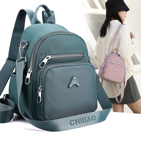 Versátil Mulher Feminino Viagem Moda Saco de Pano de Nylon à prova d'água, compras da moda e mochila de deslocamento, mochila de estudante leve 75% de fábrica por atacado