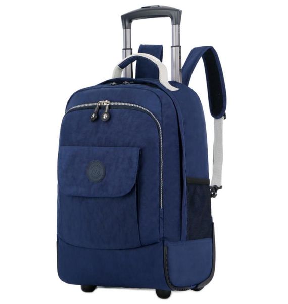 Rolling Backpack Backpack Backpack Spinner Backpacks Rodas de alta capacidade para mala de mal