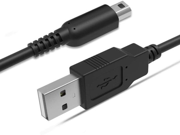 USB -Ladekabel für Nintendo New 3DSXL NEU 2DSXL 3DSXL 3DS 2DS DSI DSIXL DSILL Ladungskabeldaten Synchronisationskabel 12m Black628263