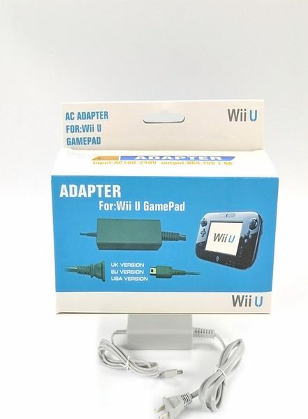 Con caricatore della parete di alimentatore di alimentazione AC di sostituzione Boxgae per controller Wii U Adattatori GamePad US US PLING3374895