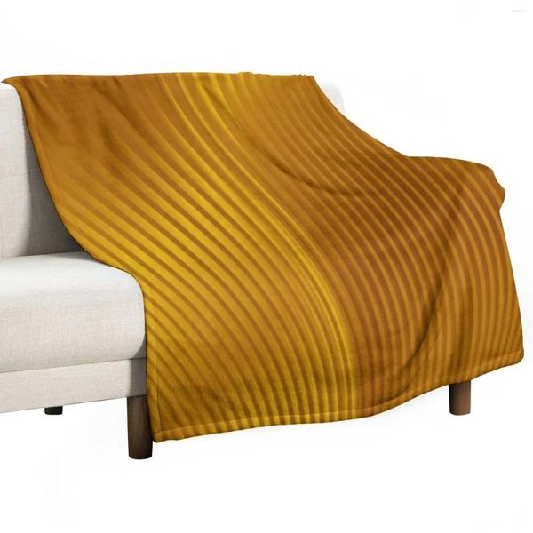 Decken Golden Art Deco Muster werfen Decke Sofa Quilt weich für Baby Luxus