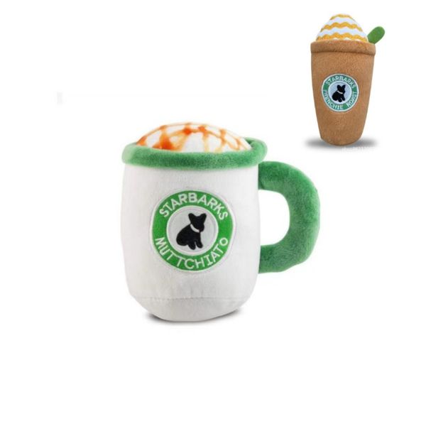 Parody Star Pups Coffee Dog Toyp'kin Spice Latte - Fall Funny Parody Pelugo Push Scheaky Holiday Toys per regali carini per il compleanno del cane - Fresco ripieno per tutte le dimensioni della razza