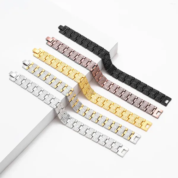 Link Armbänder Magnetisches Armband einstellbare Doppelreihe -Herrenzubehör Paar Großhandel