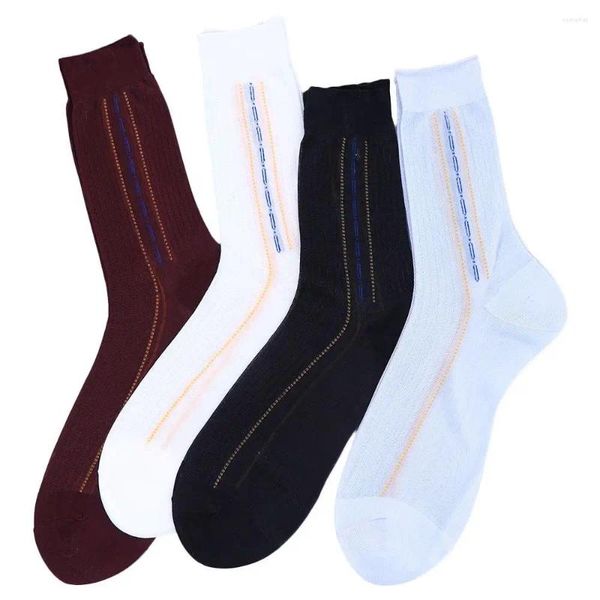 Herrensocken Vintage Seidenmänner Nylon Dünne, atmungsaktiv