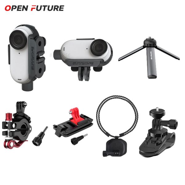 Accessoires Mount Expansion Bracket für Insta360 GO 3 Kameraadapter+Magnethänner Hals+Fahrradclip+Rucksackclip+Stativzubehör