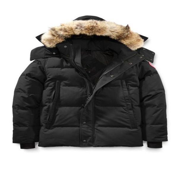 2019 Neujahr Big Fur Men039s Wyndham Down Parka Winterjacke Arctic Parka Top Marke Luxus für billig mit WHOL4102330